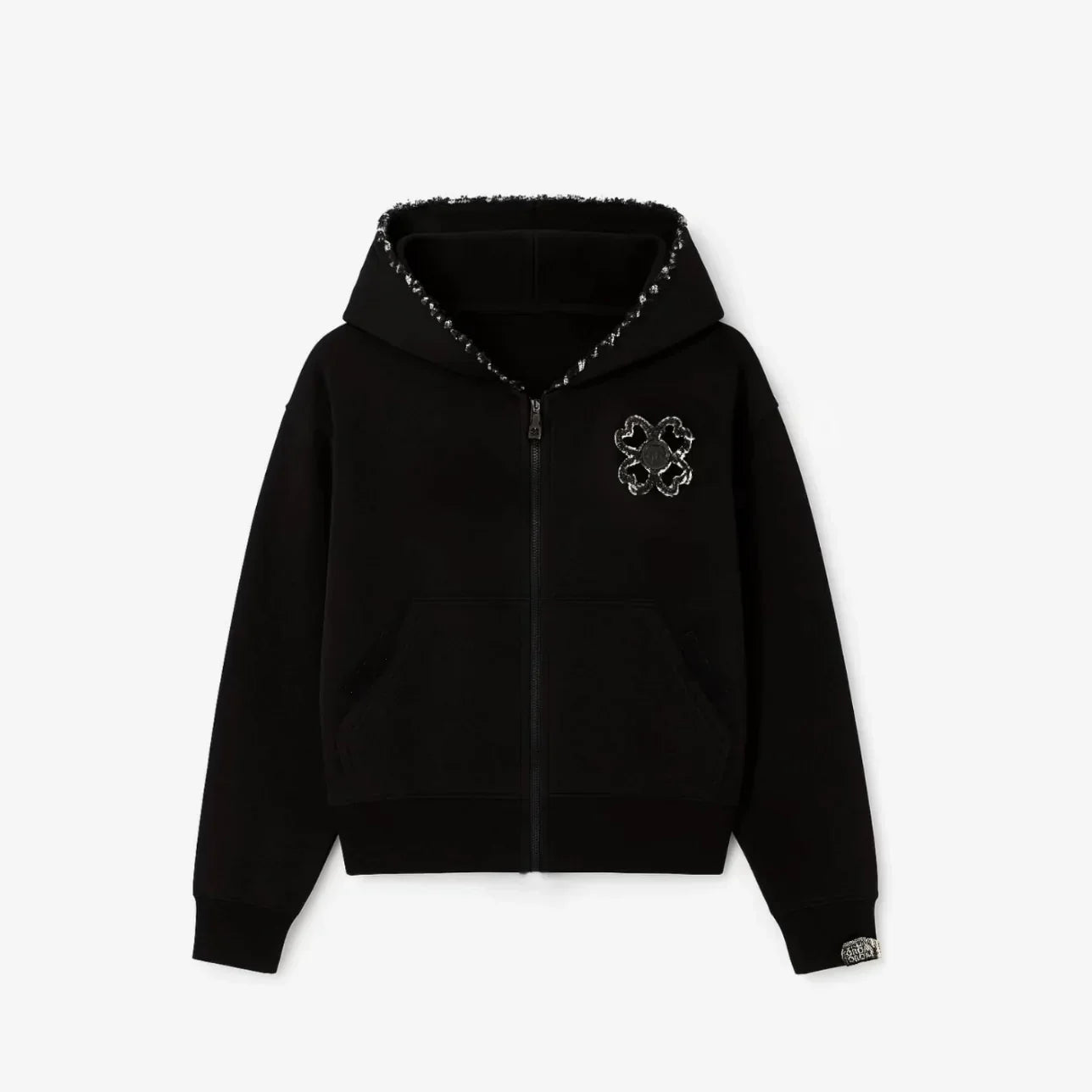TOROM - BLACK ZIP HOODIE