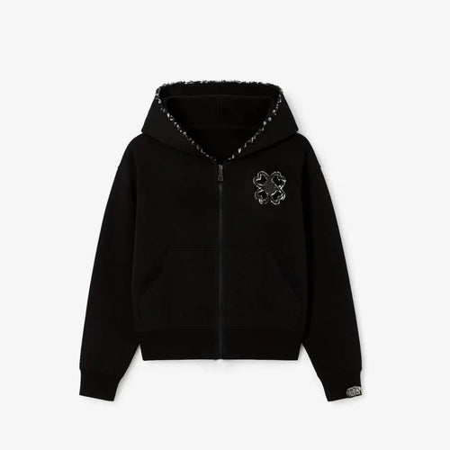TOROM - BLACK ZIP HOODIE