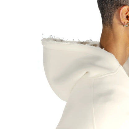 TOROM - CREAM ZIP HOODIE