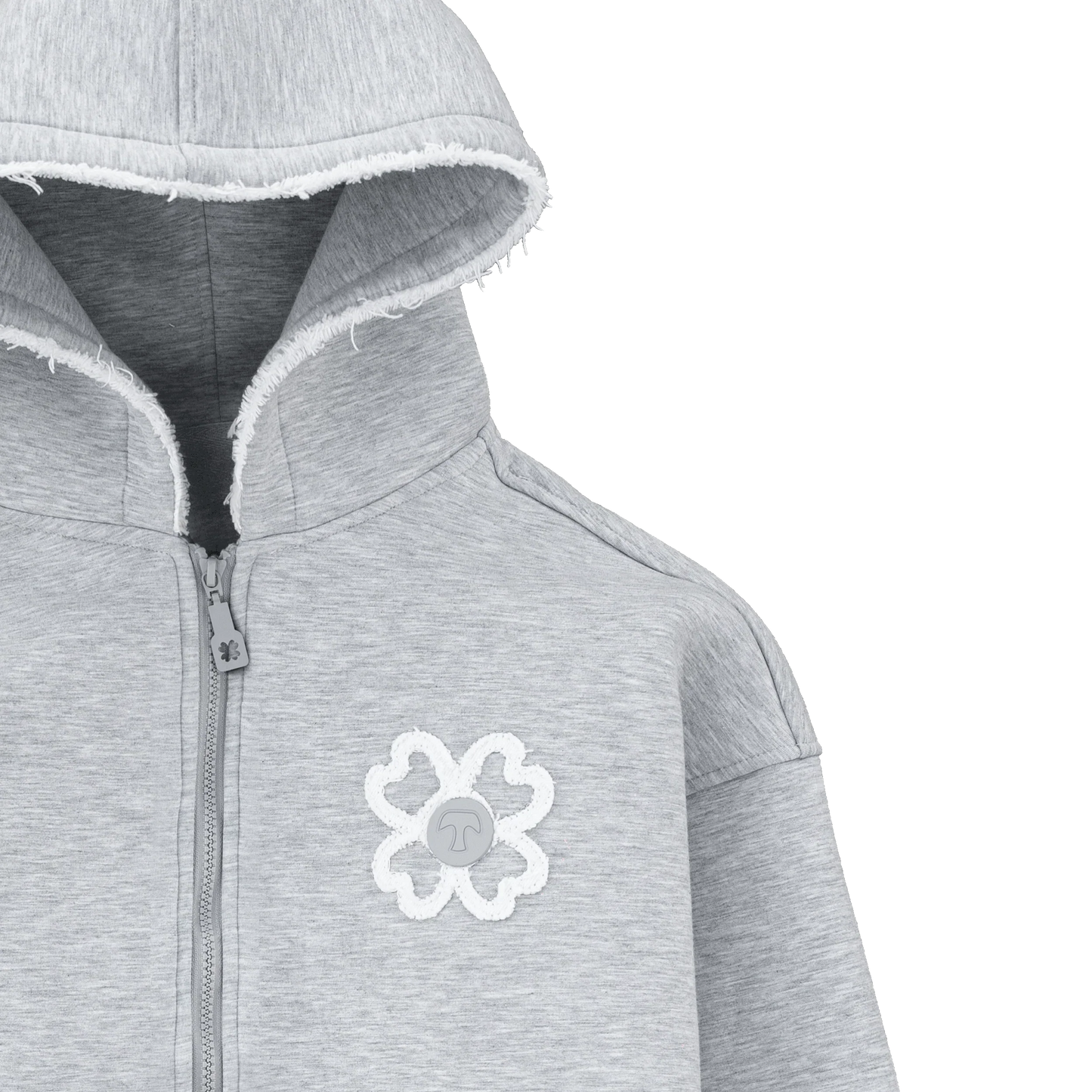 TOROM - GREY ZIP HOODIE