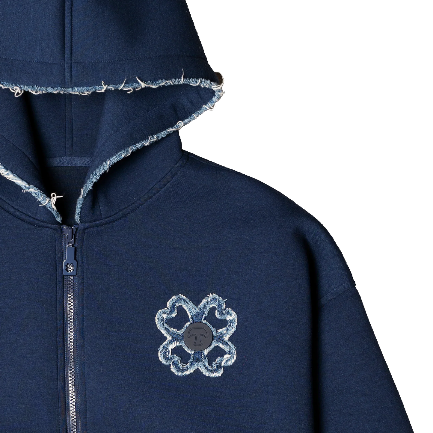TOROM - BLUE ZIP HOODIE